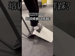 Εύκολη στοιβάσιμη καρέκλα γραφείου με μαλακά μαξιλάρια και συμπαγές σχεδιασμό