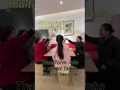 Σύγχρονο αναβαθμισμένο αναδιπλούμενο τραπέζι καφέ με 4 σκαμνιά & αποθήκευση για χρήση επίπλων καθιστικού