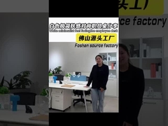 Γραφείο 4 ατόμων απλό και σύγχρονο διαχωριστικό με ντουλάπι αποθήκευσης Υποστήριξη προσαρμογής