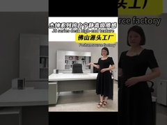 Λευκά ζωγραφισμένο γραφείο με τοποθετημένο ντουλάπι, το γραφείο του αφεντικού, ελαφρύ πολυτελές μονοθέσιο γραφείο