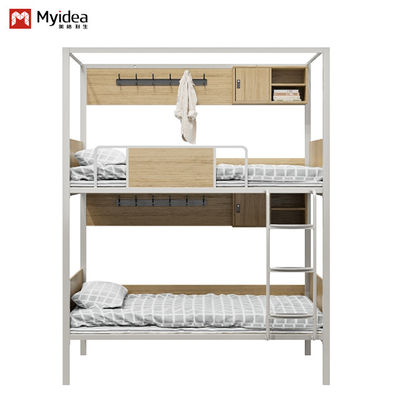Student Dormitory Double Decker Iron Frame Bunk Bed