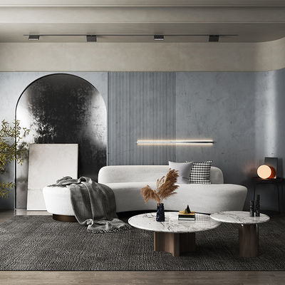 Αγορά Υποστήριξη εξατομίκευσης Nordic Minimalism Leather Sofa Set, Γραφείο, Δωμάτιο, Καινοτόμο Σχεδιασμό Πλακέτας, Μεταλλικά πόδια, Τριθέσιο, Υφάσματα online manufacture