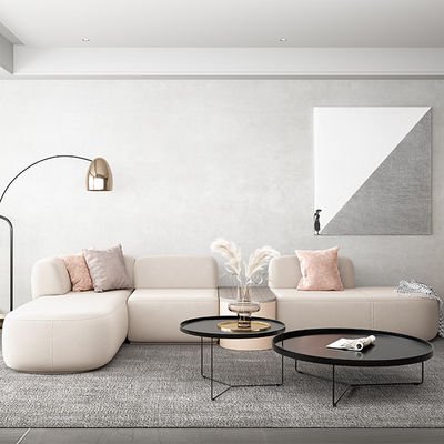 Αγορά Υποστήριξη εξατομίκευσης Nordic Minimalism Sofa Set για γραφείο / κρεβατοκάμαρα Καινοτόμο ύφασμα τόξου για παραδοσιακή χρήση διαμερίσματος ή βίλας online manufacture