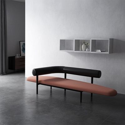 Nordic Light Luxury Backrest Chair Perfect for Office Work Designer , Coffee Shop Soft Bag Chair Simple Stool Narrow and Long Dining Stool