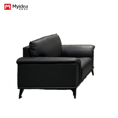 Business Minimalist Reception, Reception, Leisure, Office, Sofa, Resting Area, Three Person Combination Office, Leather Sofa