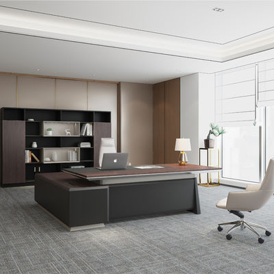 Solid Wood Office Desk, Simple And Modern Office Desk And Chair Combination, Light Luxury Manager, Single Person Desk, Large Shift Desk, Boss Desk