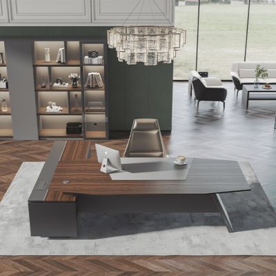 Fashionable Design Boss Desk, Modern Style CEO Desk, Foshan Origin Factory Furniture