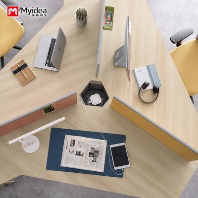 customization Design Sense of Company Office Accounting and financial Desk Staff Desk lrregular Cimbination Desk