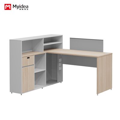 Customization Myidea Staff Desk with Storage Cabinet, Screen Style, Single Seat, Simple and Modern Office, Computer Desk