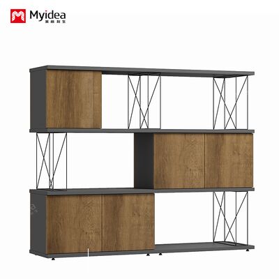 Storage Iron Wire Cabinet Plate Steel Pipe Combined with Company Document Storage Data Cabinet Interlocking Partition Cabinet
