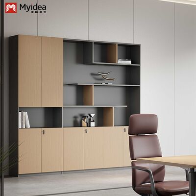 Myidea Export Foreign Trade Independent Desk with Baffle Desk Company Employee Office Desk Matching File Cabinet