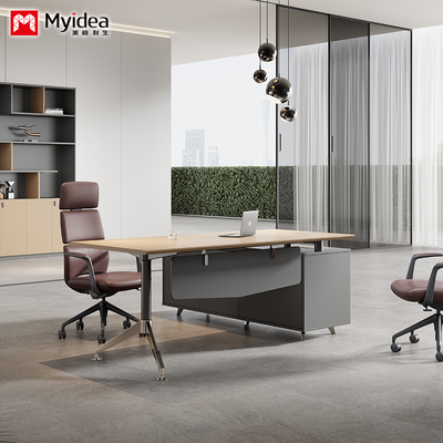Αγορά Γραφείο Myidea Export and Foreign Trade Supervisor Desk Boss Desk σε σχήμα L με γραφείο γραφείου στο δευτερεύον ντουλάπι online manufacture