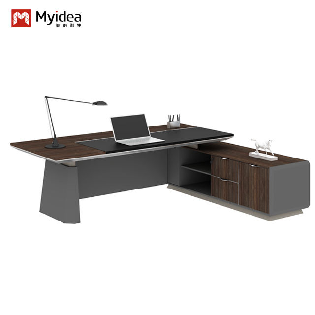 Solid Wood Office Desk, Simple And Modern Office Desk And Chair Combination, Light Luxury Manager, Single Person Desk, Large Shift Desk, Boss Desk