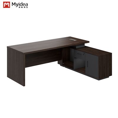 Εκτελεστικό γραφείο υπολογιστών Υπηρεσία αποθήκευσης Σύγχρονο σχεδιασμό ξύλινου πίνακα Αειφόρος οικολογική κατασκευή Συγκρότημα απαιτείται